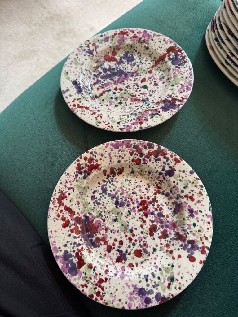 Emma Bridgewater for Liberty Splatter Plates – Set of Two