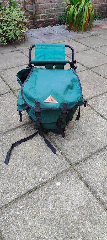 Very tough rucksack and stool - perfect for fishing or camping