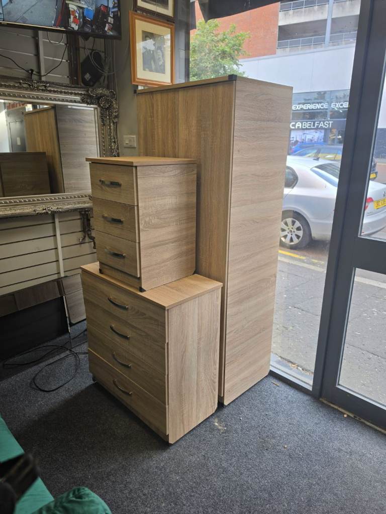 £175 wardrobe£60 bedside each£125 locker£350 the set