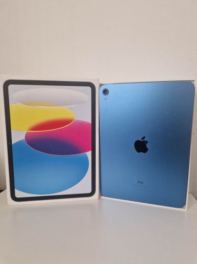 Apple iPad 10th Gen WiFi 64GB Blue 100% BH + Keyboard