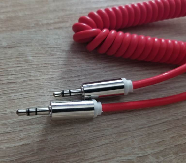 3.5mm Male to Male Stereo Audio Auxiliary Aux Cable - 0.5-1.5m