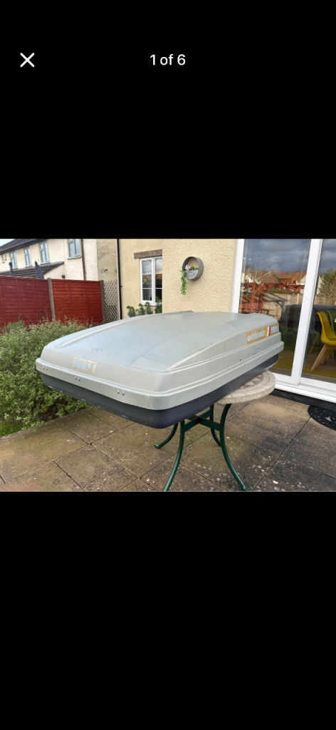 Thule weekender roof box 