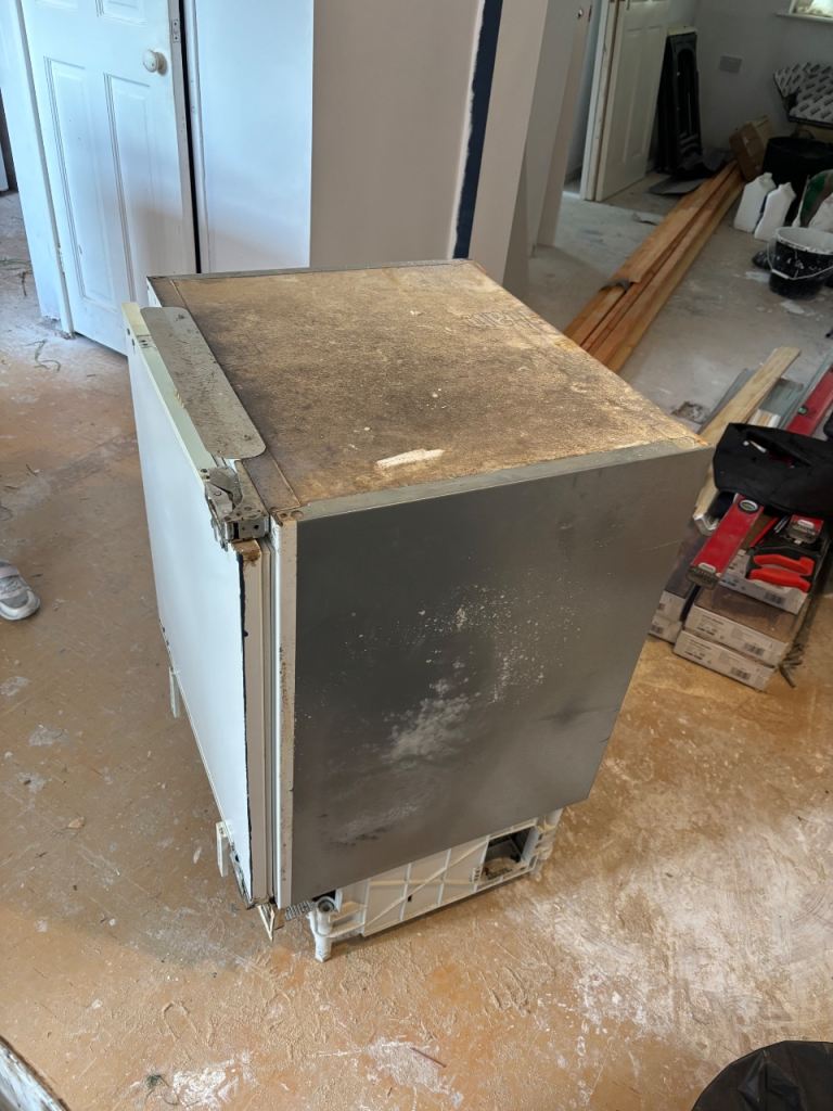 Under counter fridge.