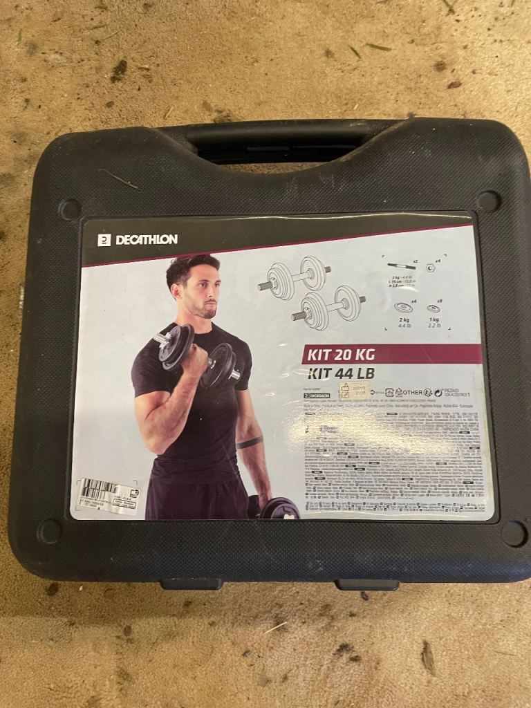 Decathlon 20 kg dumbbell kit