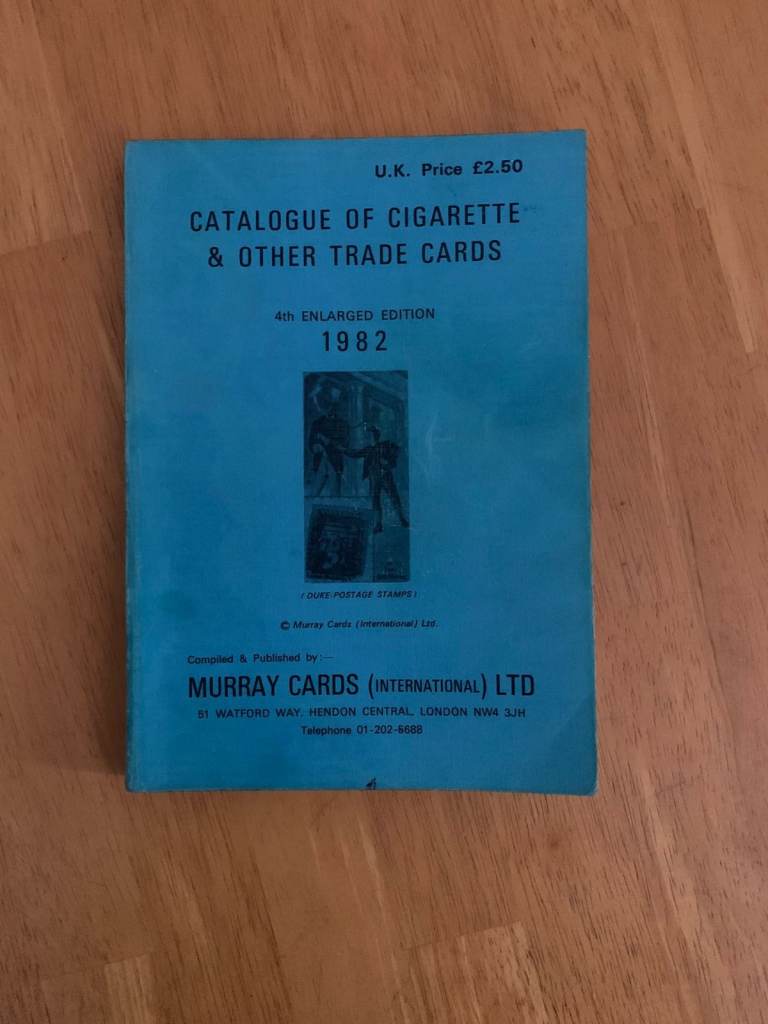 Catalogue of Cigarette and Other Trade Cards 4th Enlarged Edition 1982