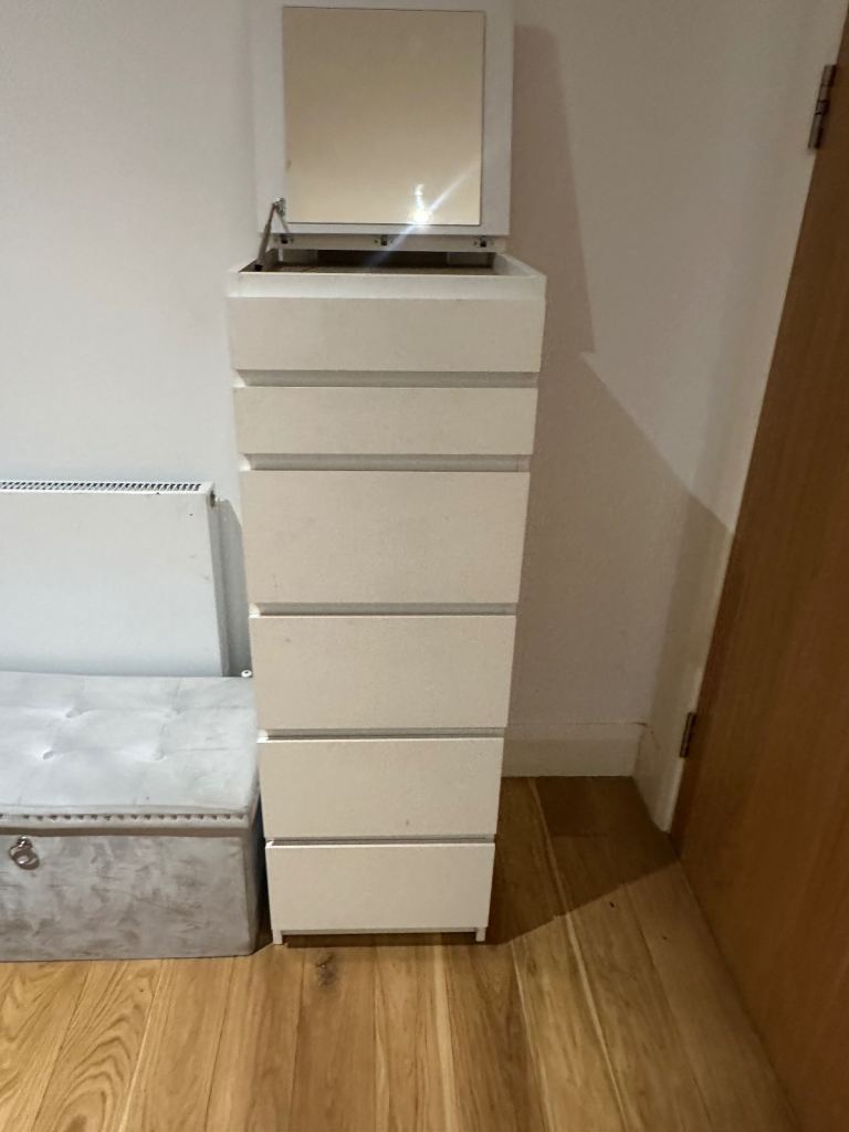 IKEA malm chest of 6 draws 
