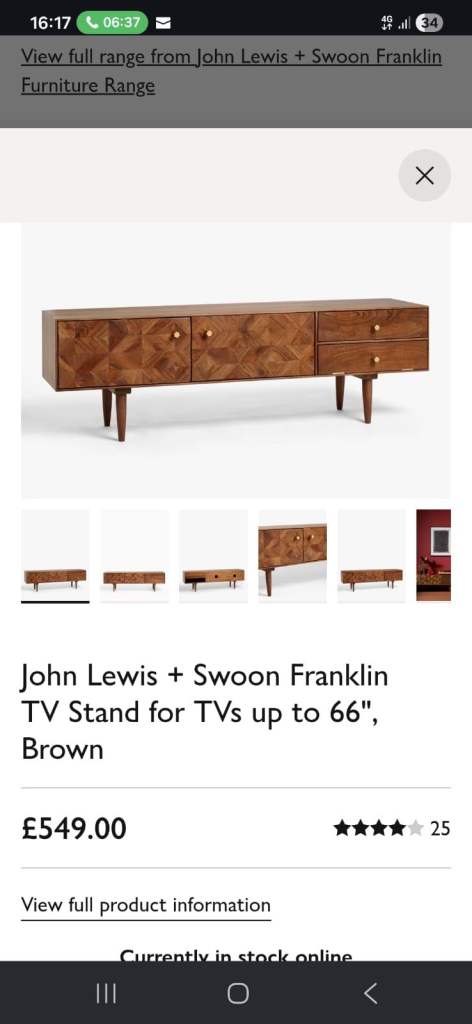 John Lewis TV stand
