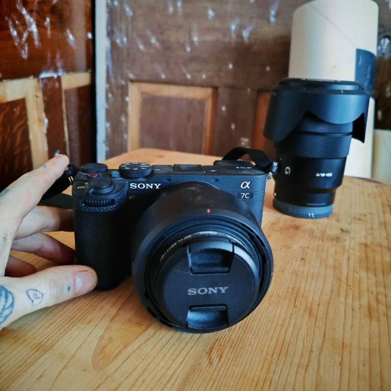 Sony Alpha 7C Camera with 18-105mm Lens – Good Condition