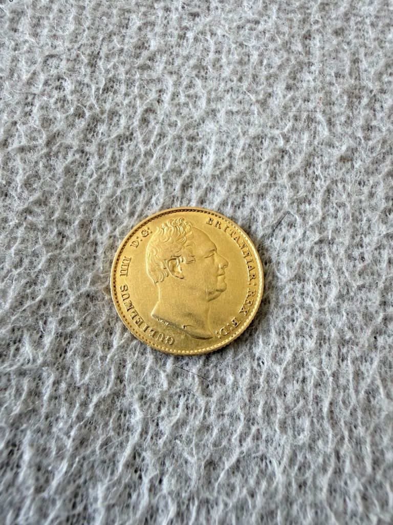 Vintage 1837 Gold Coin - William IIII