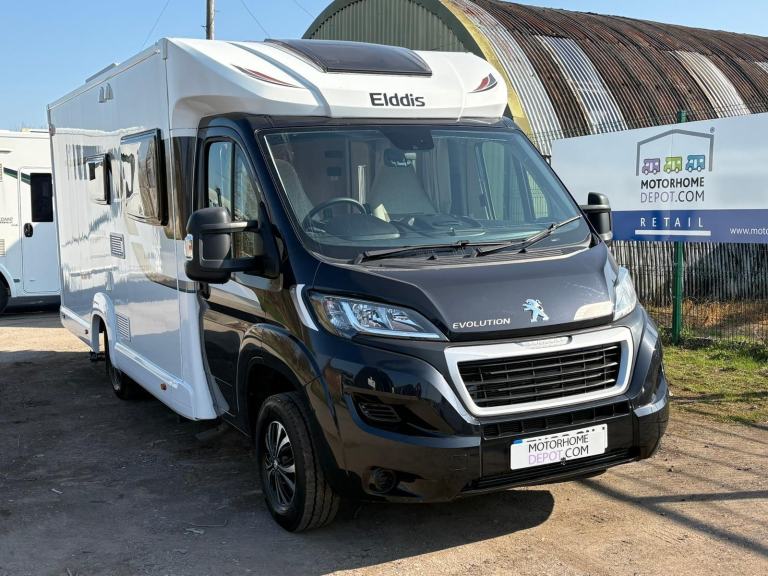 Elddis Evoltion fixed rear bed 1 owner, 4 berth 4 belt motorhome for sale