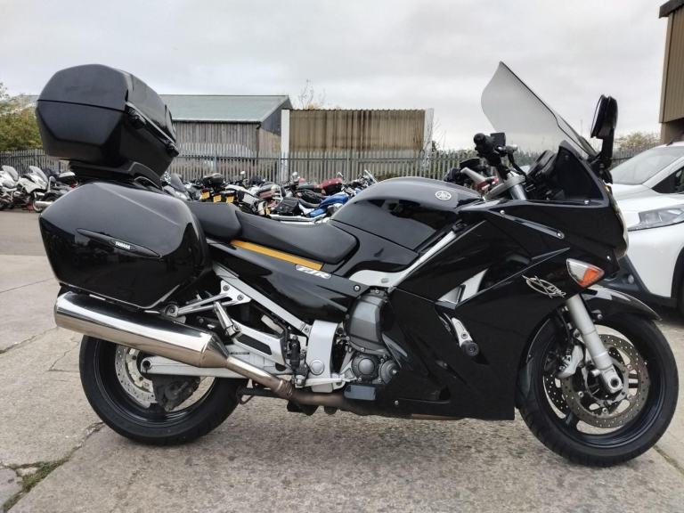 2009 59 YAMAHA FJR 1300 FJR1300 A BLACK LUGGAGE TOURER 12 MONTHS MOT HPI CLEAR