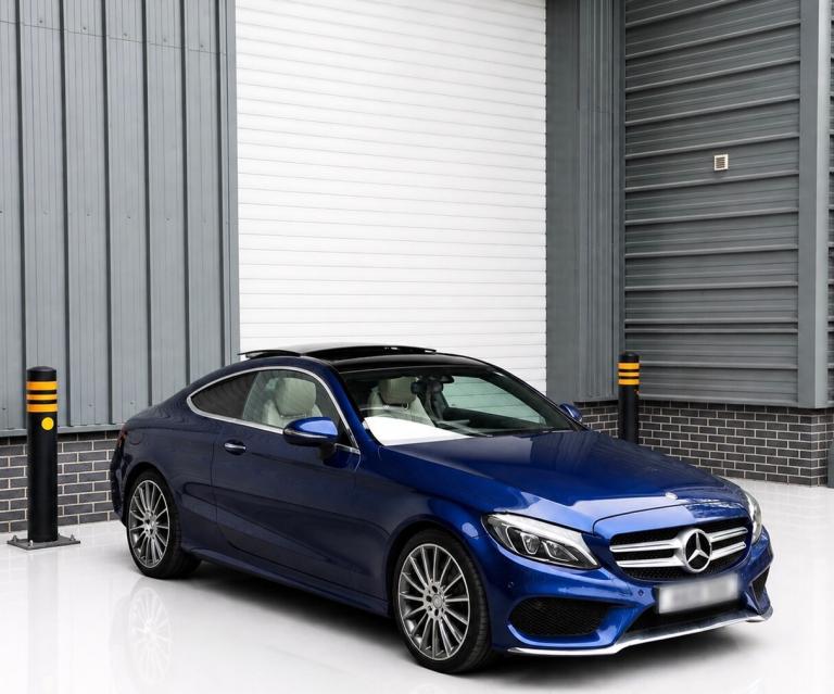 2017 66 MERCEDES-BENZ C CLASS C250D AMG LINE PREMIUM PLUS BLUE COUPE ULEZ FMBSH
