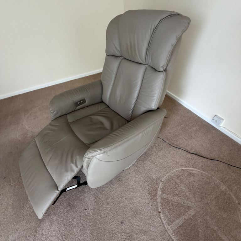 Leather Swivel Armchair