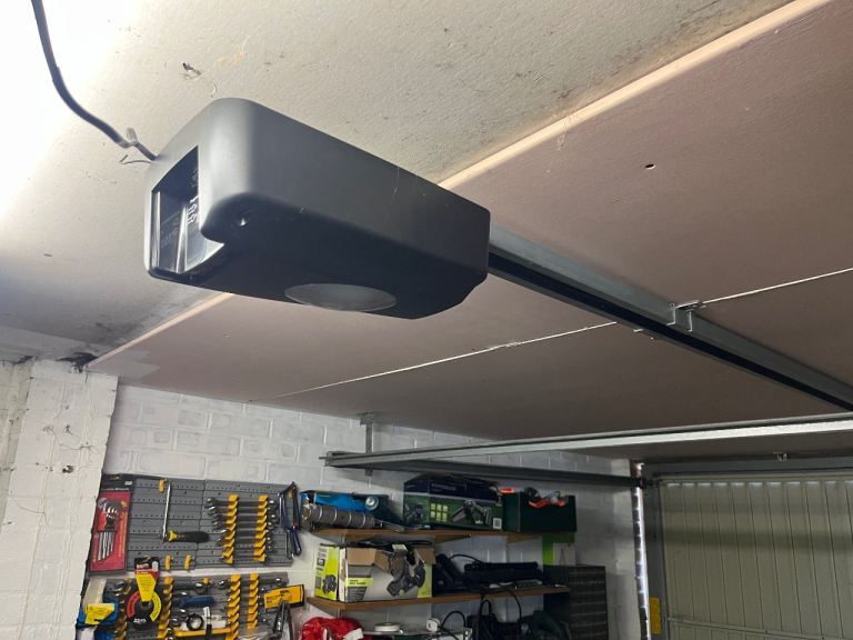Electric Motor and Rack for Garage Door