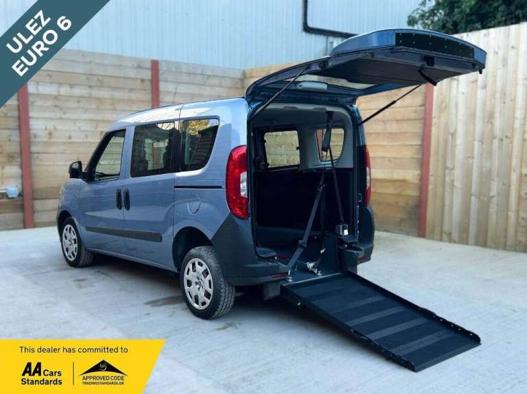 2019 Fiat Doblo 3 Seat Wheelchair Accessible Disabled Access vehicle WAV MPV Petrol Manual