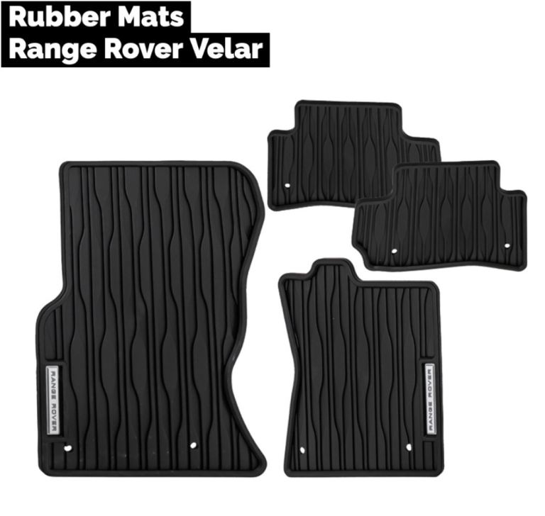RANGE ROVER VELAR RUBBER MAT SET FRONT & REAR