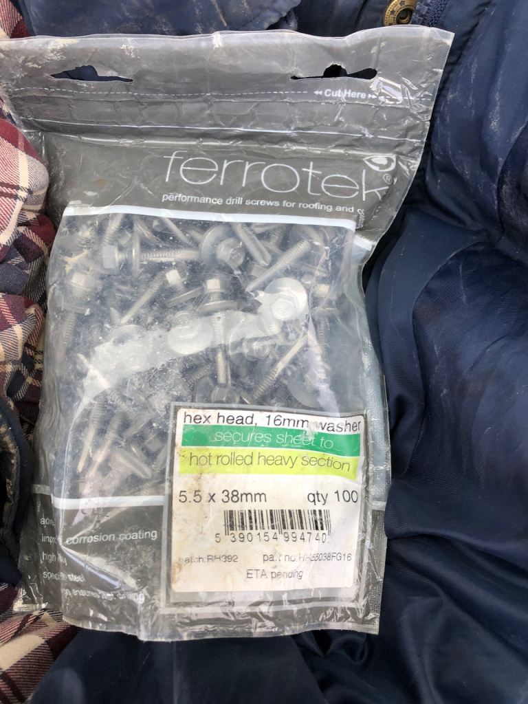 Steel fixing tex screws