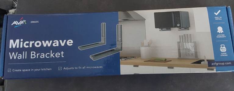 AVF EM60S microwave wall bracket
