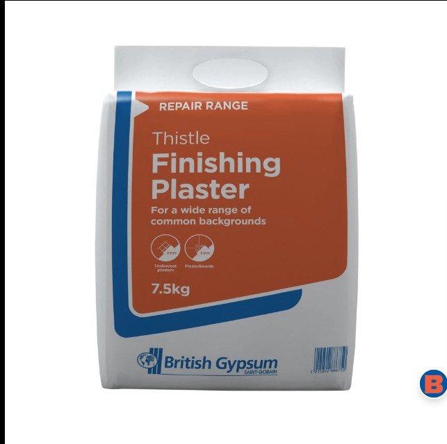 THISTLE Finishing Plaster, 7.5kg Bag. *** Selling 10 bags & low price if buying 2 bags+ ***