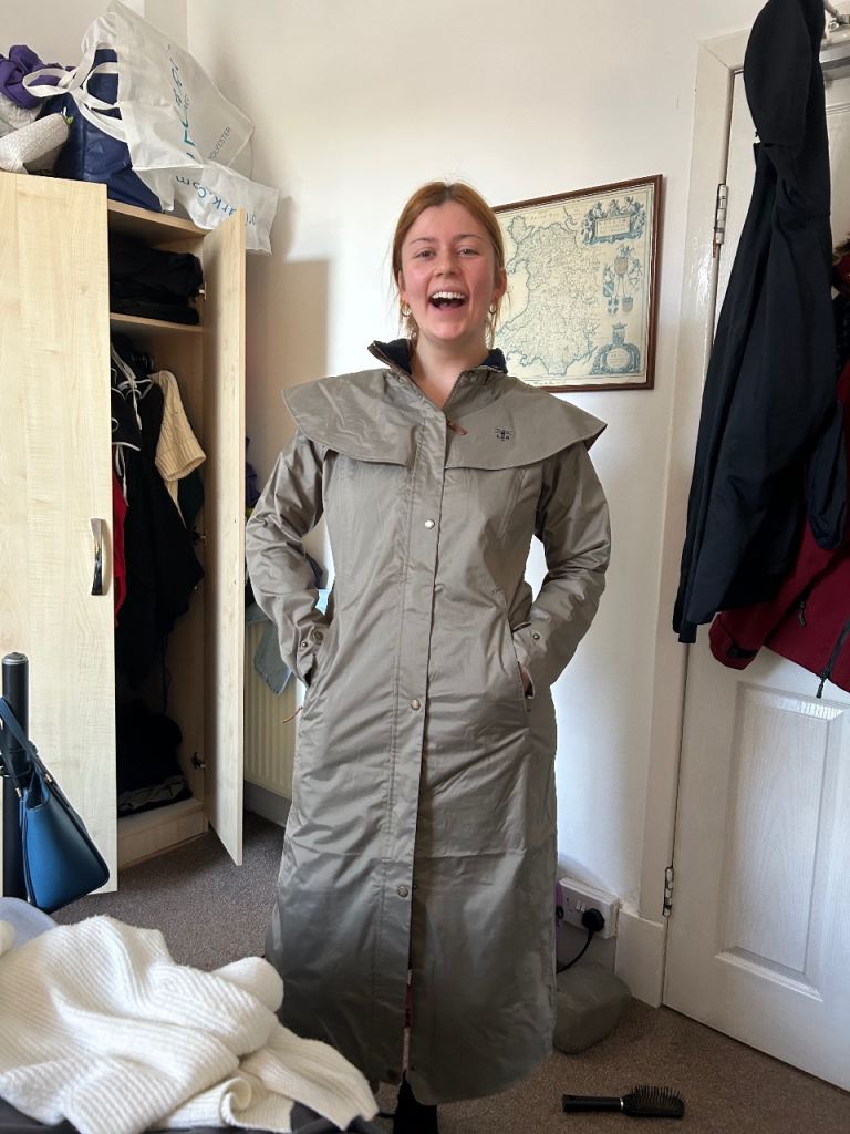 Light house long waterproof coat