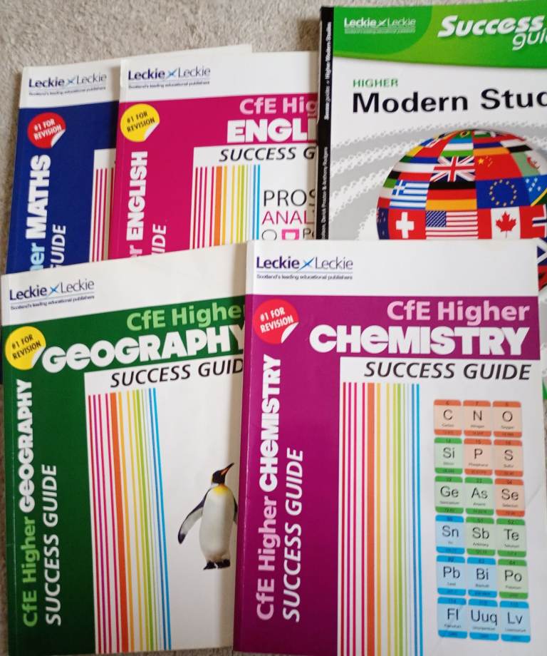  National 5 Higher  Success Guides see list for titles or Job Lot