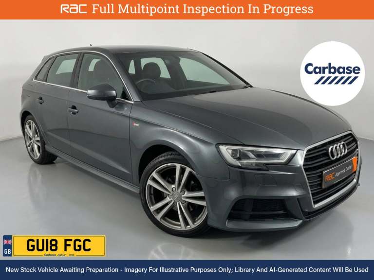2018 Audi A3 1.5 TFSI CoD S line Sportback 5dr Petrol S Tronic Euro 6 (s/s) (150 ps) Hatchback PE...