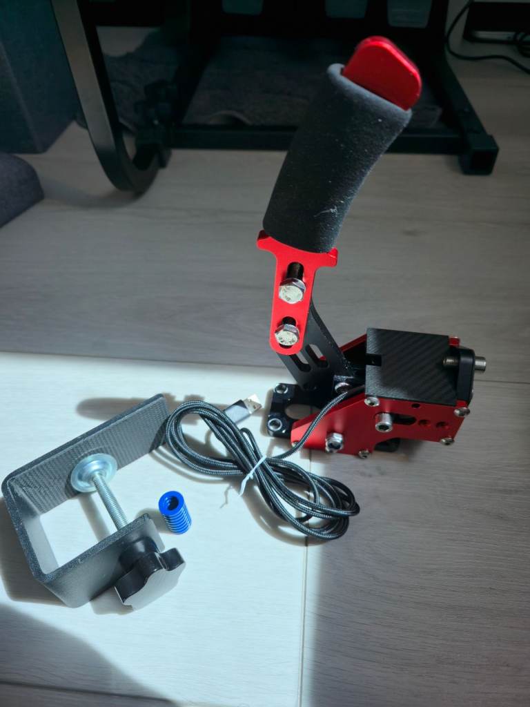 USB Sim Racing Handbrake - Red, Excellent Condition