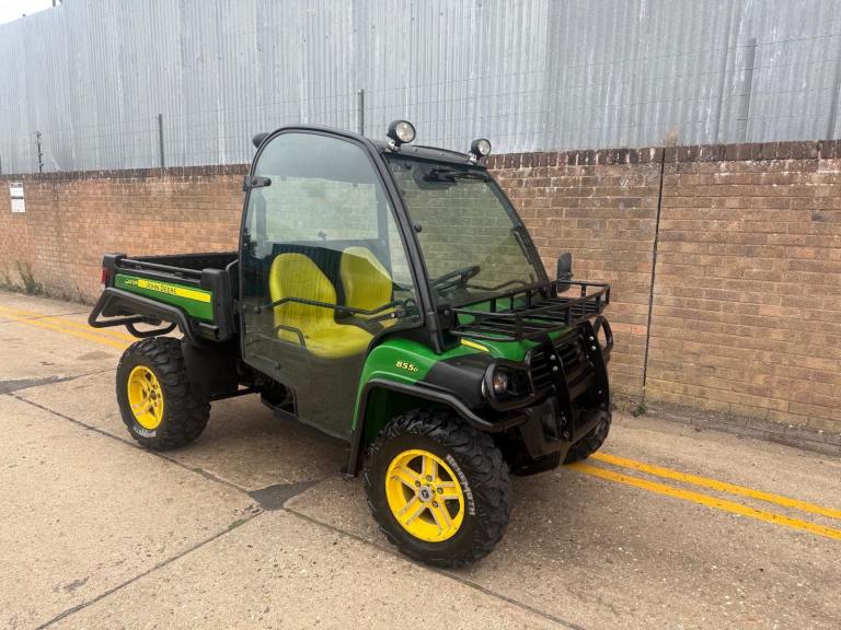 2013 John Deere 855D Gator UTV, full glass cab, road legal