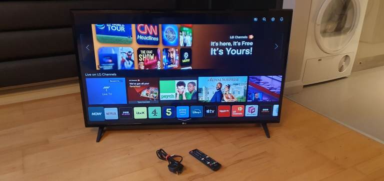 FREE LOCAL DELIVERY AS NEW LG 43 INCH UHD HDR 4K SMART TV + LG REMOTE £120 inc DELIVERY