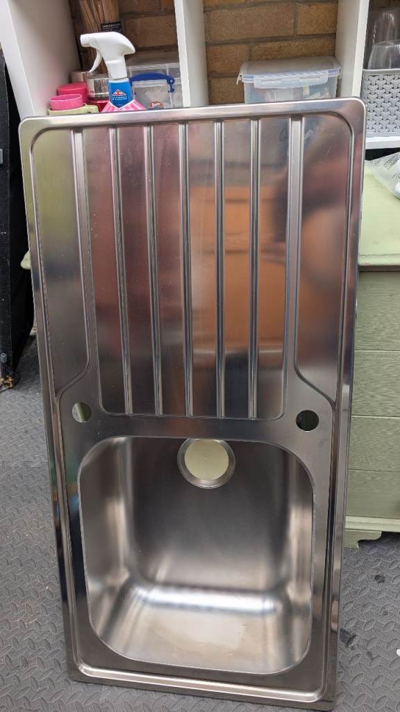 BLANCO DINAS XL 6S RV BF mU 2B CDX Stainless Steel Kitchen Sink – NEW