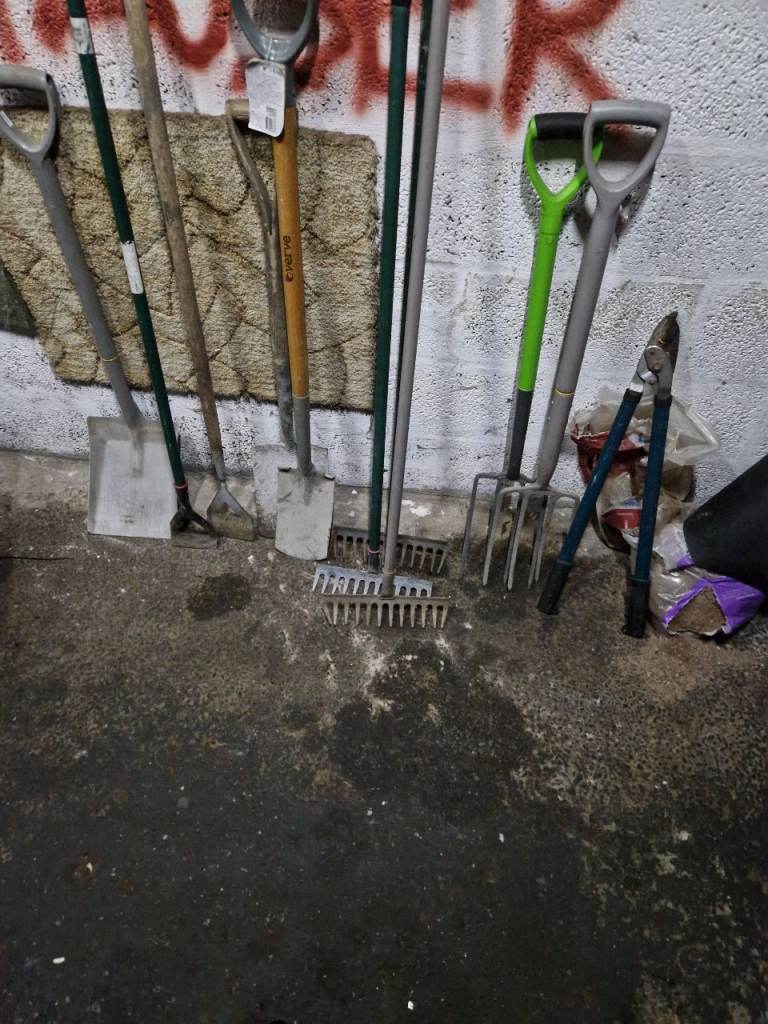 Various garden tools