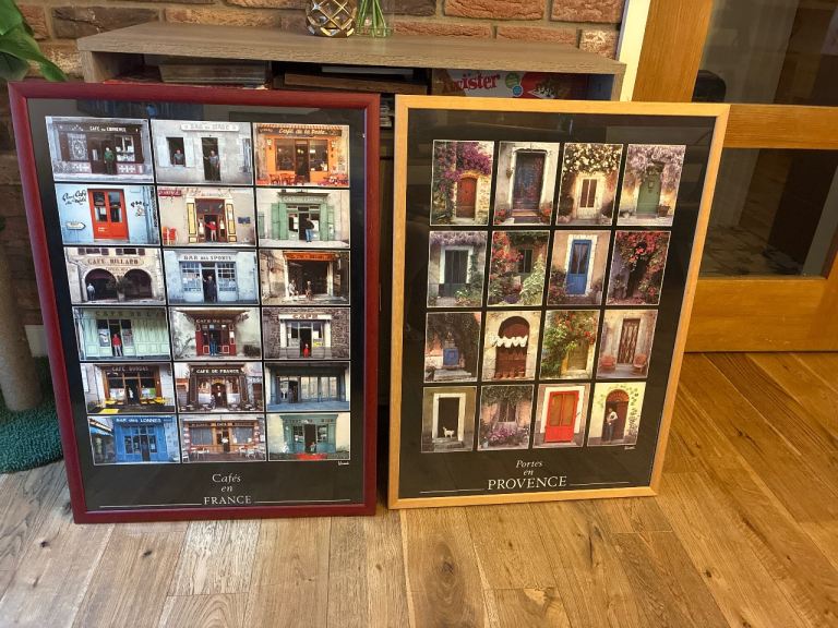 Free Two Framed Prints: 'Cafes of France' and 'Doors of Provence'