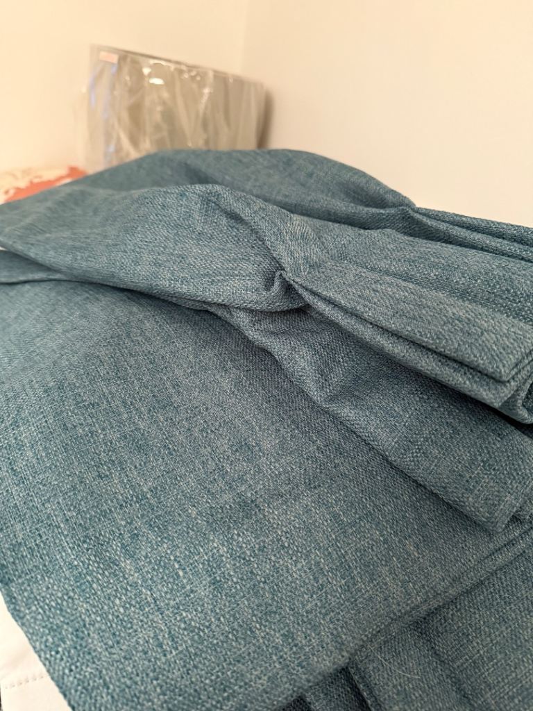 New John Lewis made to measure double pleat curtains