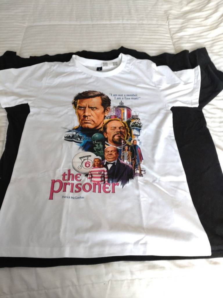 The Prisoner T-Shirt – White, Good Condition