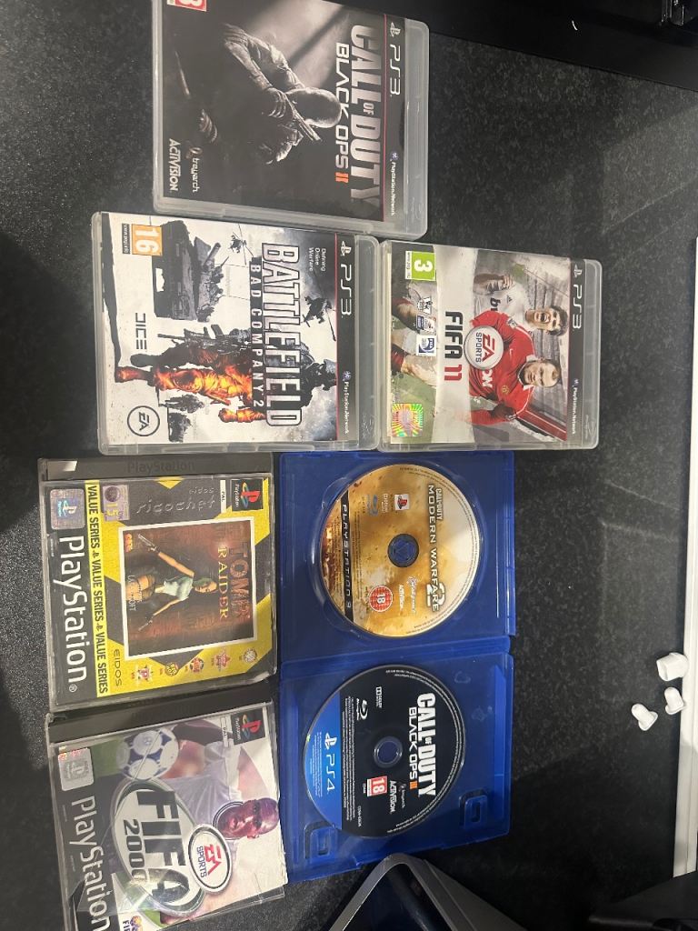 Mixed PlayStation Games - PS1, PS3, PS4 Titles