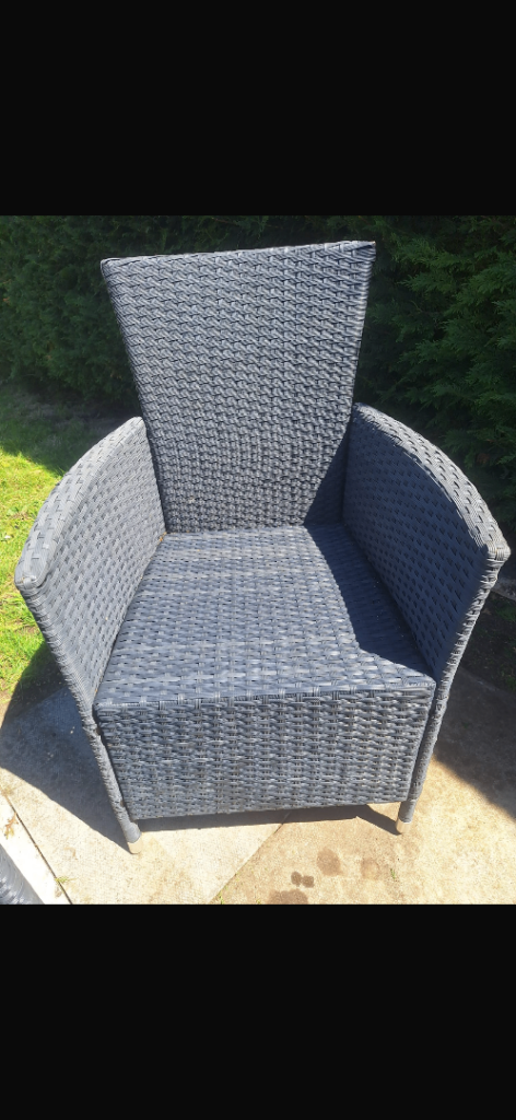 6x garden chairs