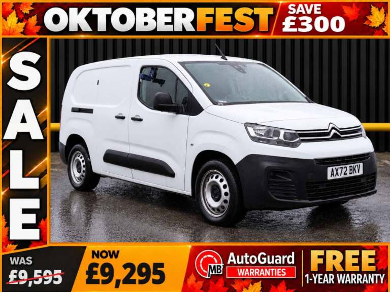 2023 Citroen Berlingo 1.5 BlueHDi 950 Enterprise Edition XL Panel Van 6dr Diesel Manual LWB Euro ...
