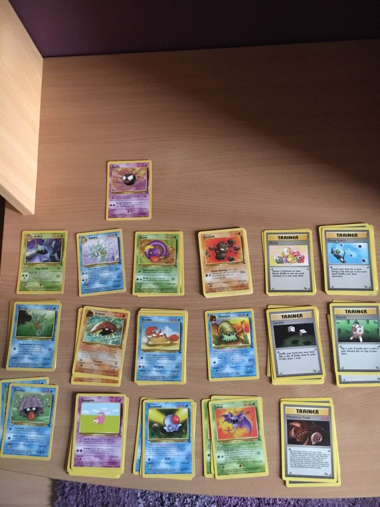 pokemon cards late 90s early 2000s collections 102 ,64,62 others available also