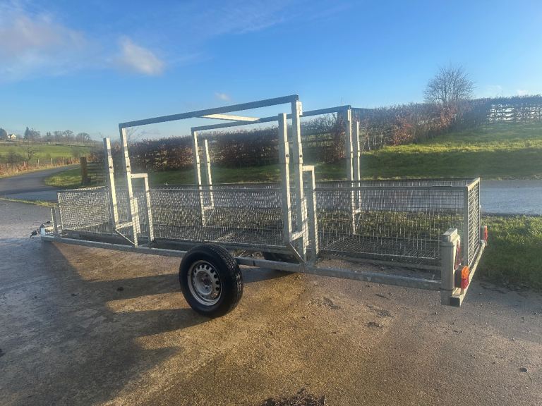 Galvanised mesh trailer 