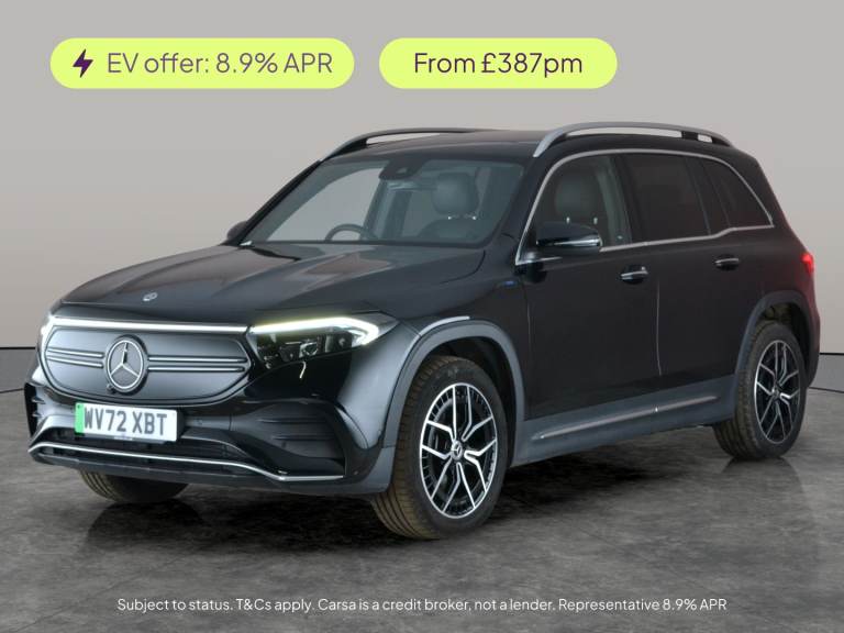 2022 Mercedes-Benz EQB EQB 350 66.5kWh AMG Line (Premium) SUV 5dr Electric Auto 4MATIC (292 ps) -...