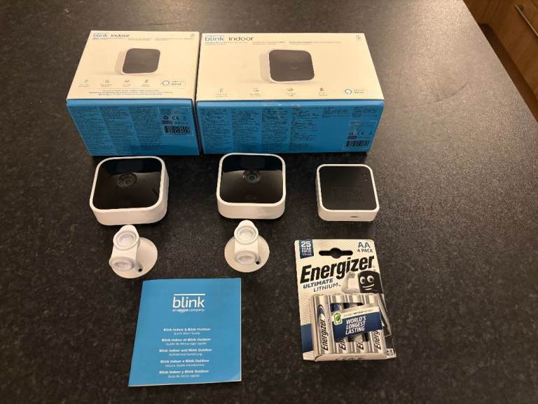 Blink Indoor Full HD WiFi CCTV Security 2-Camera System - White