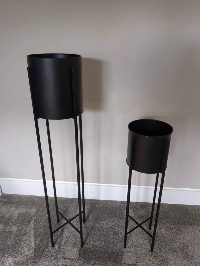 image for Pair of Modern Plant Stands