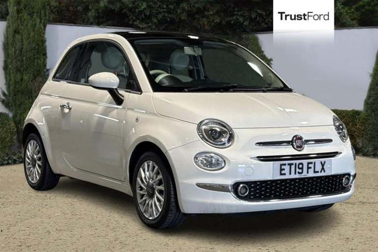 2019 Fiat 500 1.2 Lounge 3dr HATCHBACK PETROL Manual
