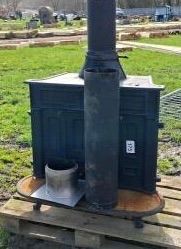 Wood burning stove large 