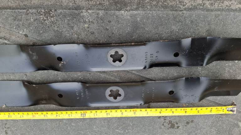 Mower cutting blades BNIB