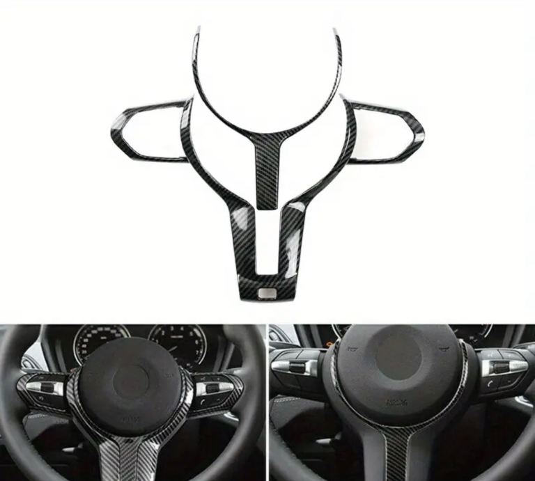 BRAND NEW NEVER USED CARBON FIBRE STEERING WHEEL TRIM