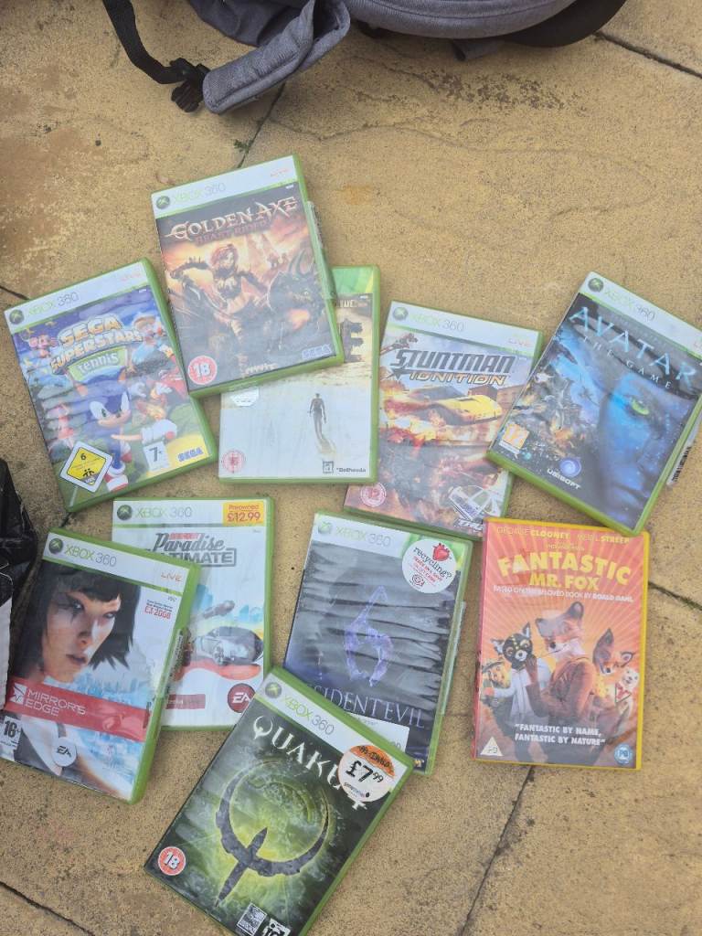 Xbox 360 Games Bundle – Various Titles, Good Condition