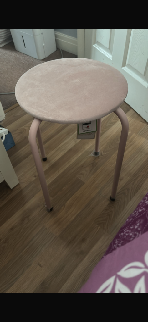 Stool ideal for bedroom as a dressing table, spare seat, living room, use for a desk students 