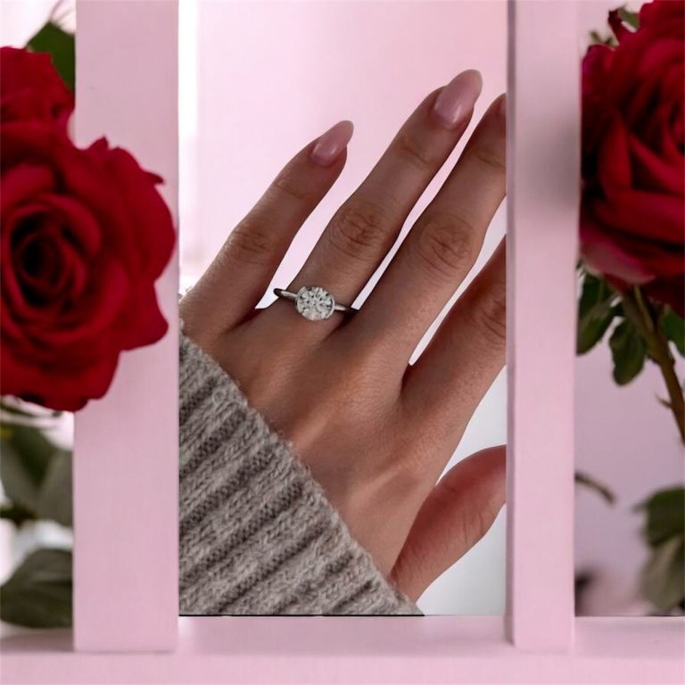 Stunning 0.50ct Platinum Round Solitaire GIA-Certified Diamond Engagement Ring