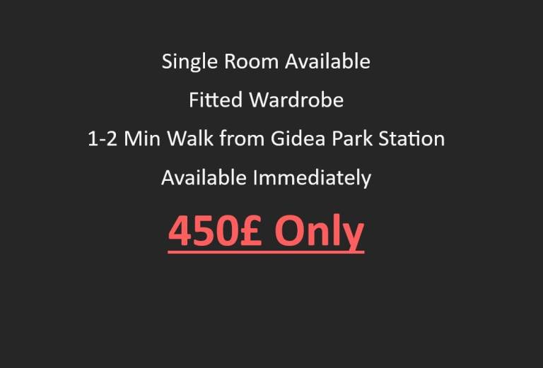 Single Room to Rent near Train Station